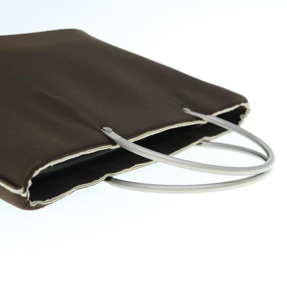 CHANEL Hand Bag Nylon Brown CC Auth bs11011 - Picture 6 of 16